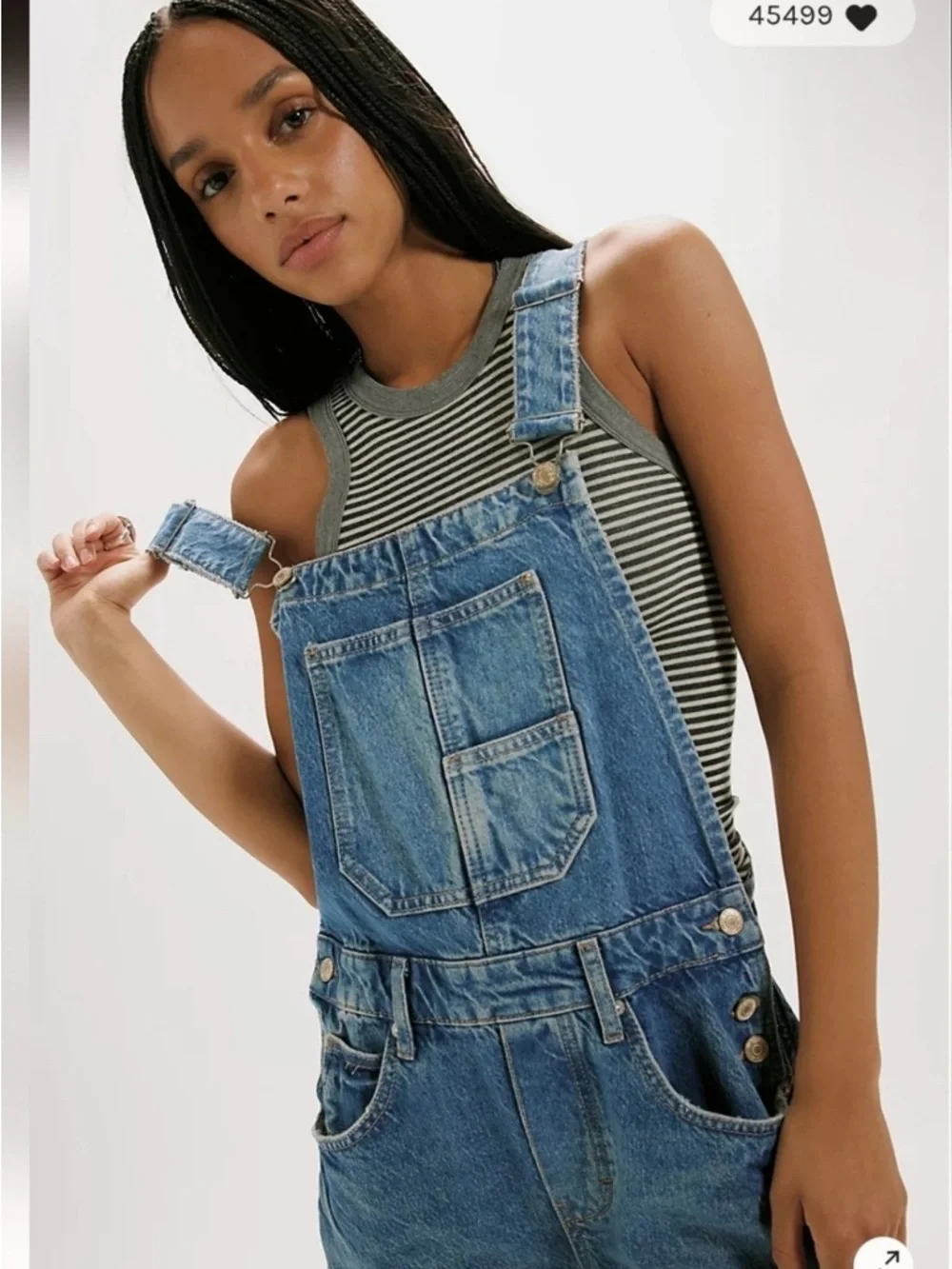 We The Free Good Luck Barrel Overalls - Picture 2 of 4